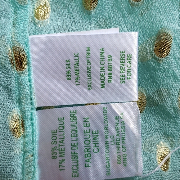 Lilly Pulitzer Rilla Sheer Silk Blouse - Picture 4 of 6